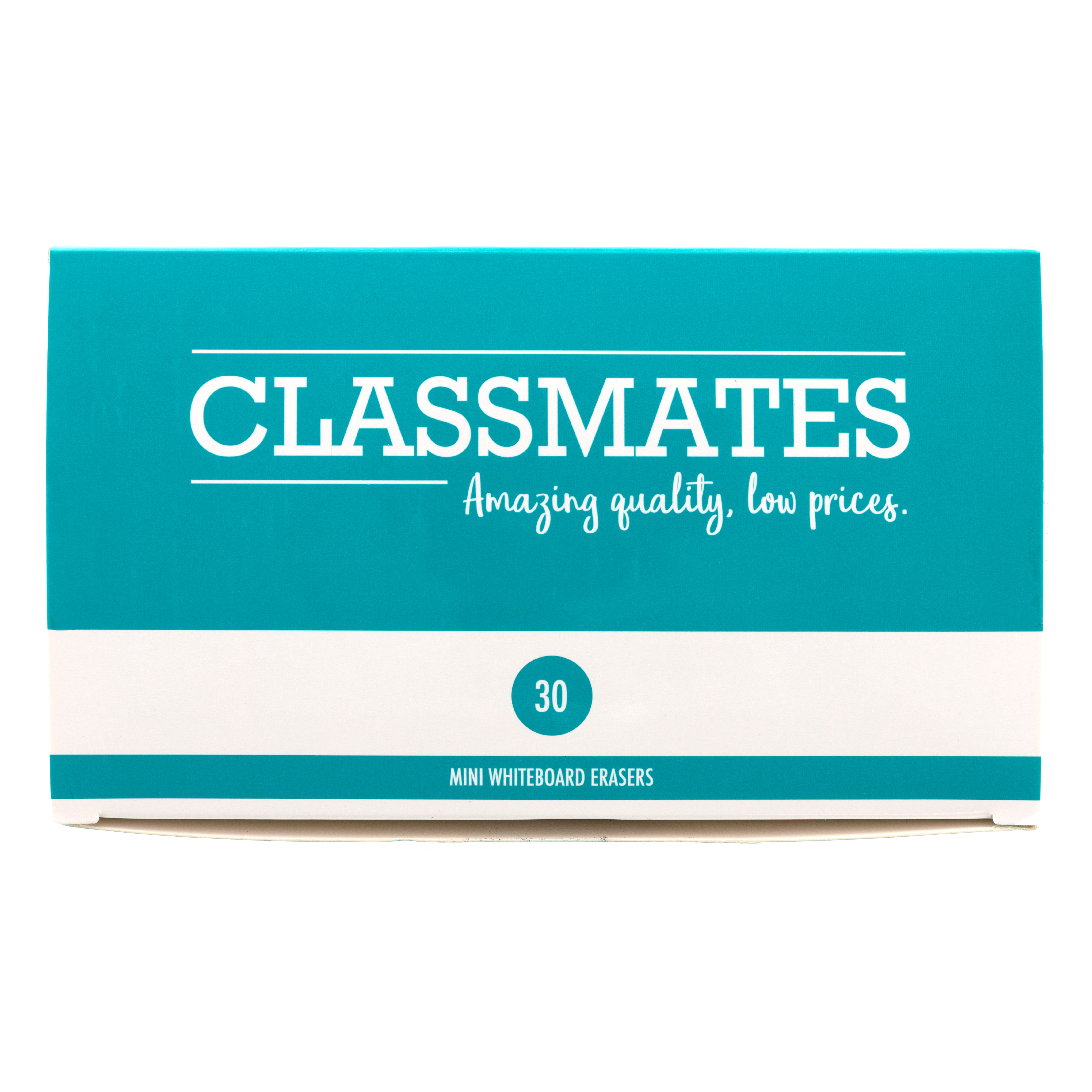 Classmate Mini Whiteboard Eraser Pk30